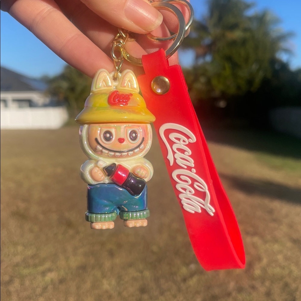 Monster cola keychain